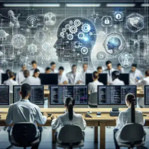 **Alt Text:** "Image of UC researchers developing an AI-driven Intrusion Detection System (IDS) for industrial SCADA systems, showcasing advanced technology in cybersecurity."