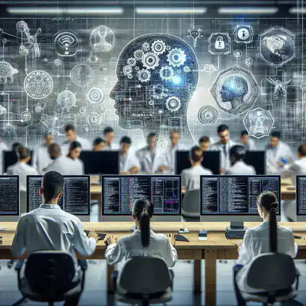 **Alt Text:** "Image of UC researchers developing an AI-driven Intrusion Detection System (IDS) for industrial SCADA systems, showcasing advanced technology in cybersecurity."